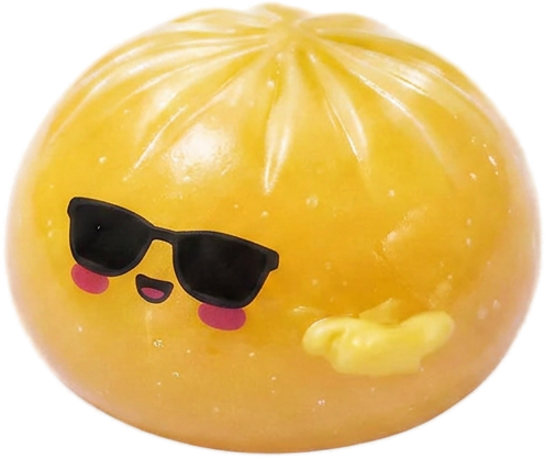Mystery Dumpling Squishy Occhiali da Sole — squishy antistress slow-rise kawaii
