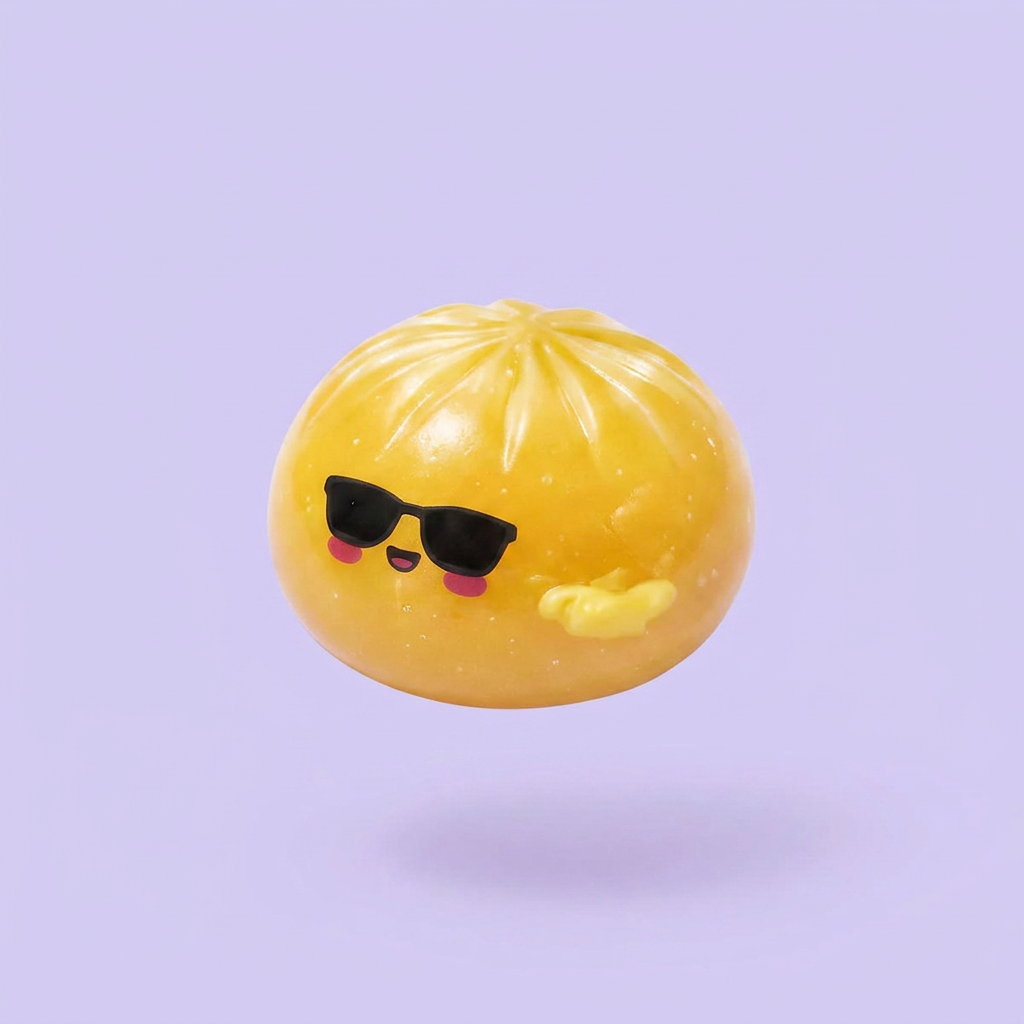Mystery Dumpling Squishy Occhiali da Sole — squishy antistress slow-rise kawaii