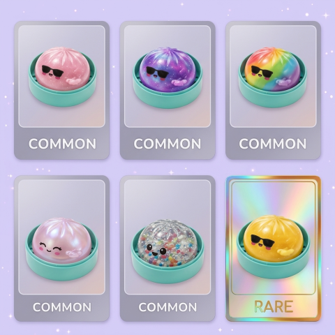 Mystery Dumpling Squishy Occhiali da Sole — squishy antistress slow-rise kawaii