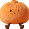 Giant Dumpling Squishy Arancione — squishy antistress slow-rise kawaii