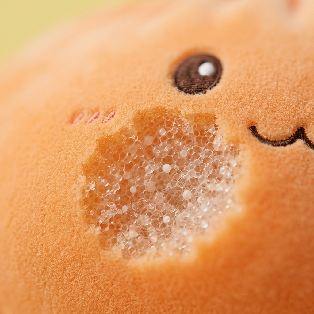 Giant Dumpling Squishy Arancione — squishy antistress slow-rise kawaii