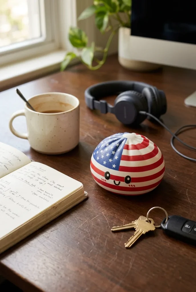 Squishy Dumpling USA Bandiera Americana — squishy antistress slow-rise kawaii