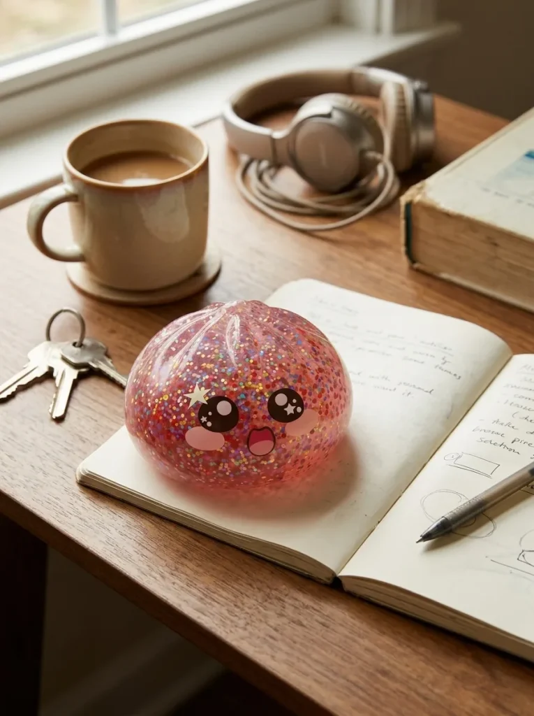 Galaxy Dumpling Squishy Rosa Kawaii — squishy antistress slow-rise kawaii