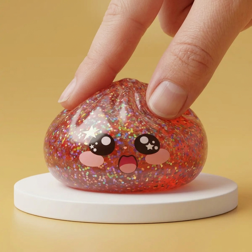 Galaxy Dumpling Squishy Rosa Kawaii — squishy antistress slow-rise kawaii