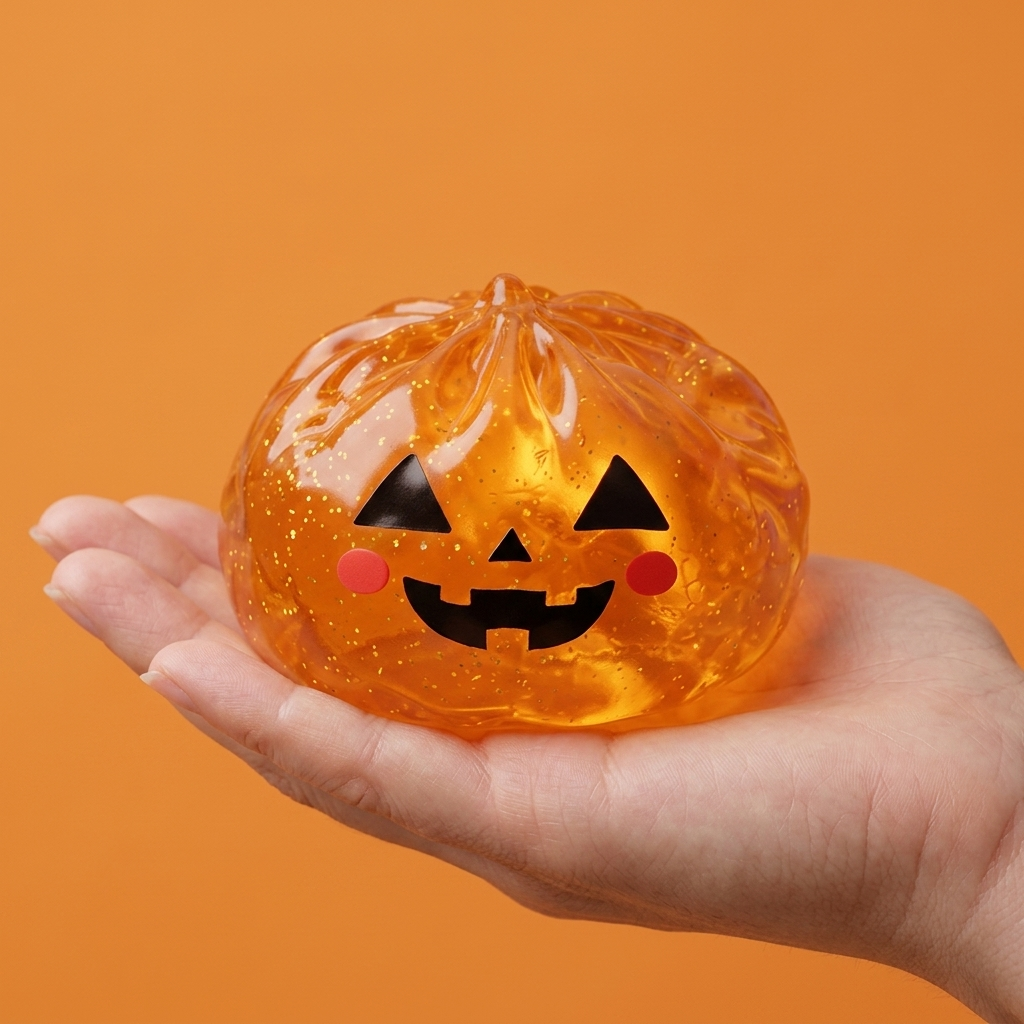 Pumpkin Squishy Dumpling Halloween Luminosa — squishy antistress slow-rise kawaii