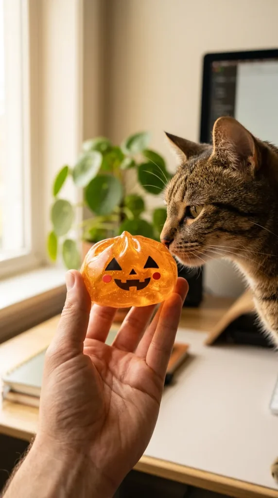 Pumpkin Squishy Dumpling Halloween Luminosa — squishy antistress slow-rise kawaii