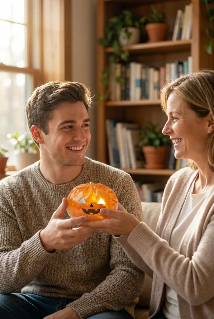 Pumpkin Squishy Dumpling Halloween Luminosa — squishy antistress slow-rise kawaii