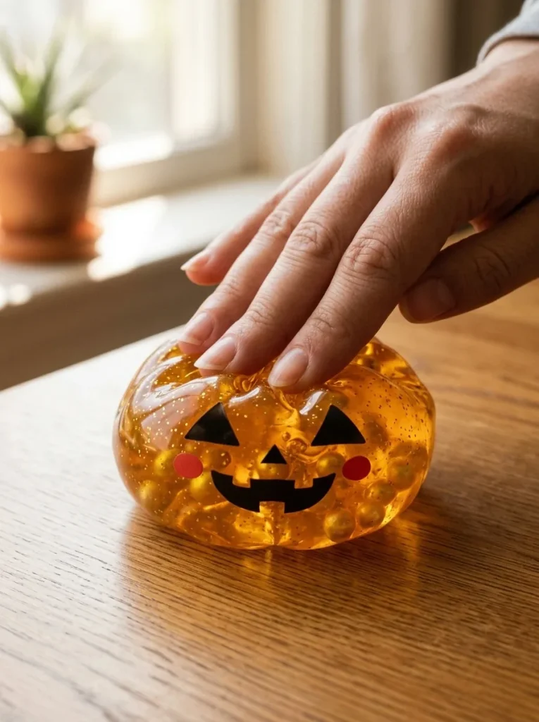 Pumpkin Squishy Dumpling Halloween Luminosa — squishy antistress slow-rise kawaii