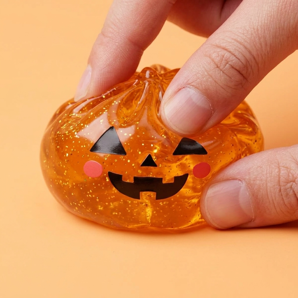 Pumpkin Squishy Dumpling Halloween Luminosa — squishy antistress slow-rise kawaii