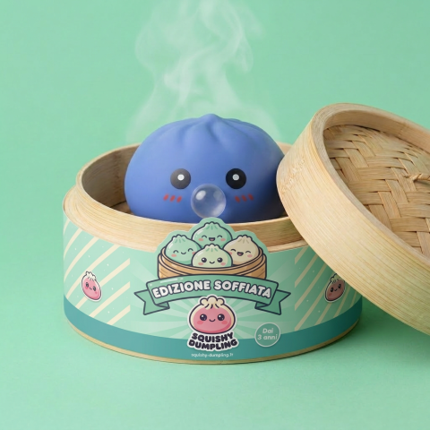 Dumpling Squishy Viola Gonfiabile Morbido — squishy antistress slow-rise kawaii