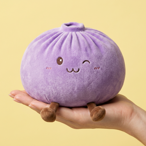 Dumpling Squishy Gigante Viola — squishy antistress slow-rise kawaii
