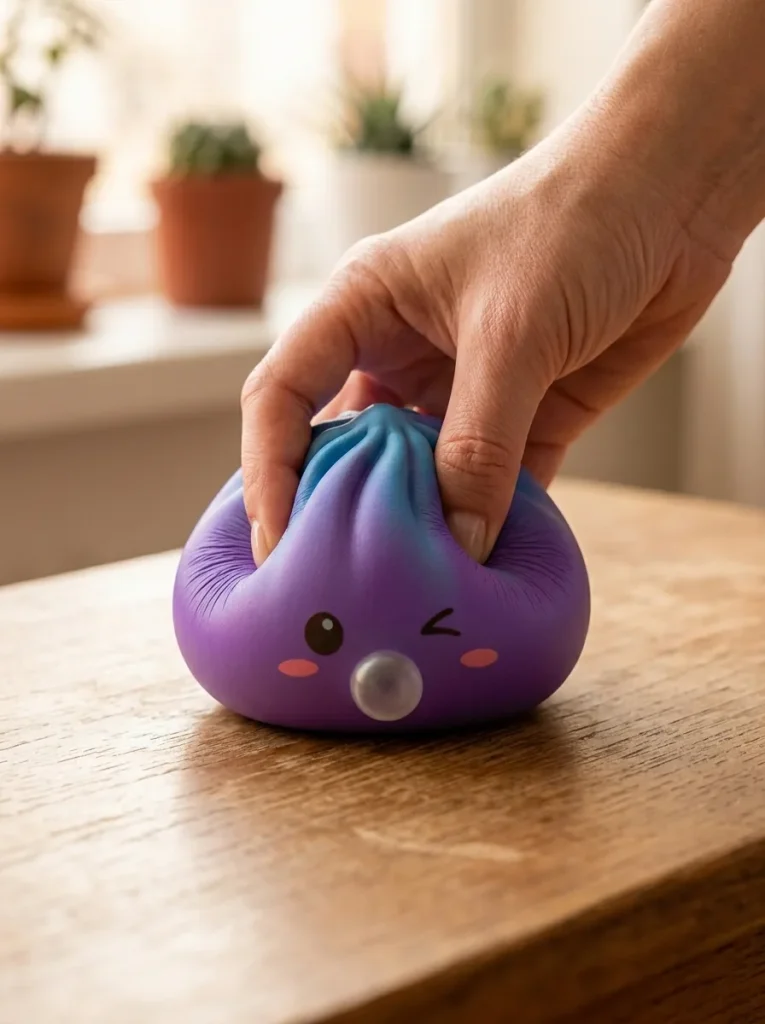 Dumpling Squishy Purple Rare Blow Cosmico — squishy antistress slow-rise kawaii