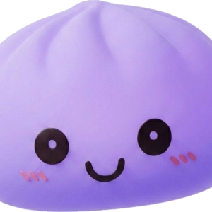 Dumpling Squishy Luce Notturna Viola — squishy antistress slow-rise kawaii