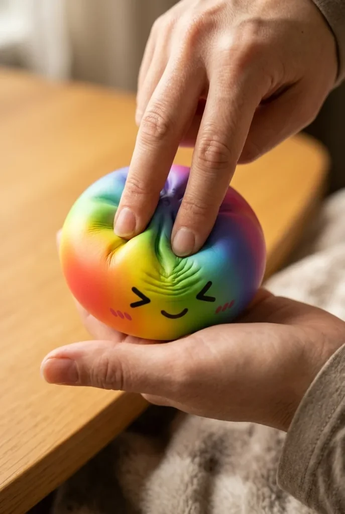 Rainbow Dumpling Squishy Multicolore Kawaii — squishy antistress slow-rise kawaii