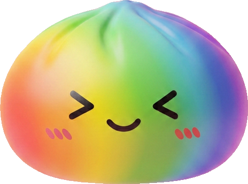 Rainbow Dumpling Squishy Multicolore Kawaii — squishy antistress slow-rise kawaii