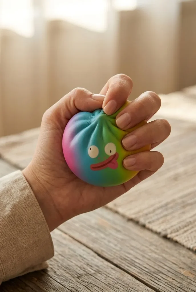 Rainbow Mystery Dumplings Squishy Colori Vivaci — squishy antistress slow-rise kawaii