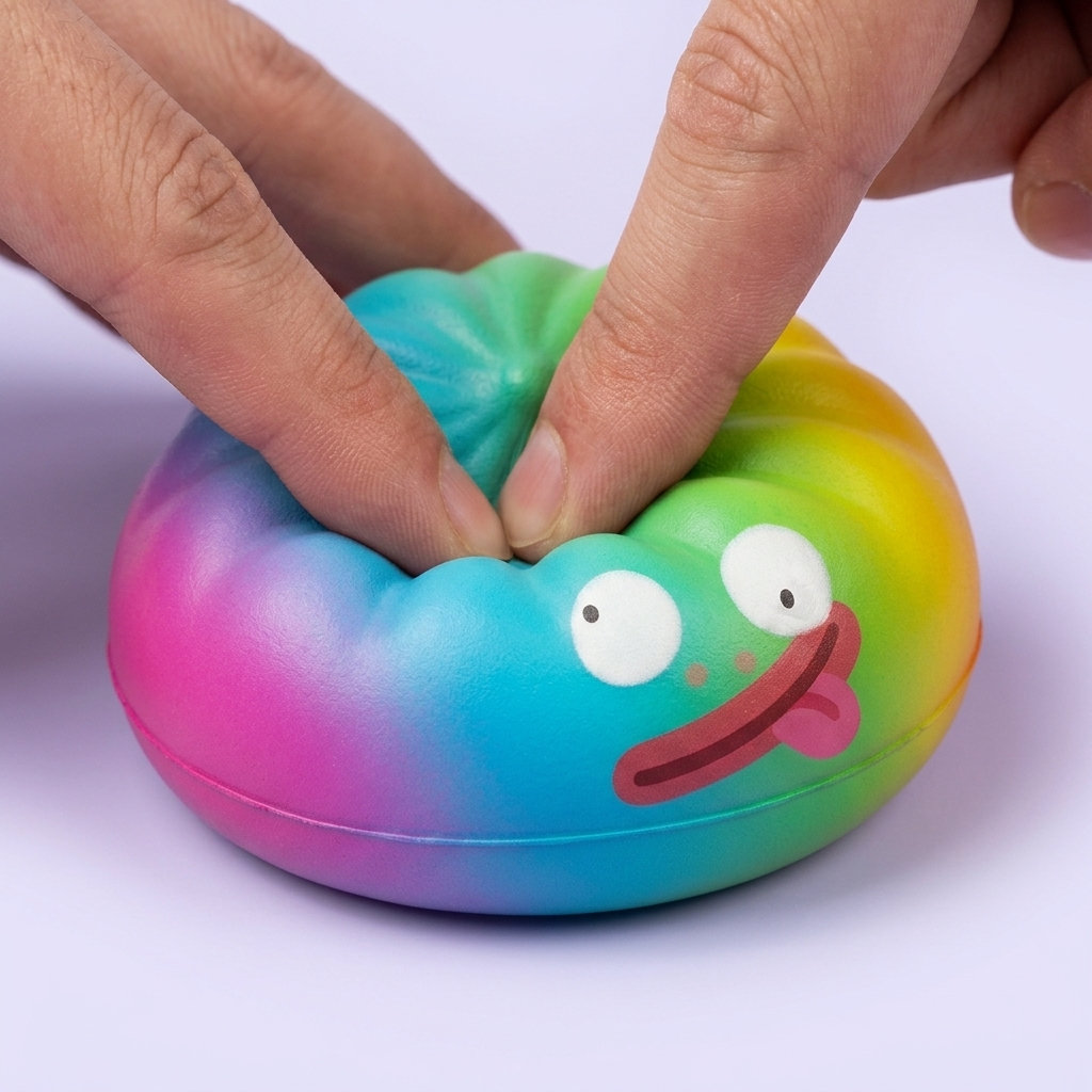 Rainbow Mystery Dumplings Squishy Colori Vivaci — squishy antistress slow-rise kawaii