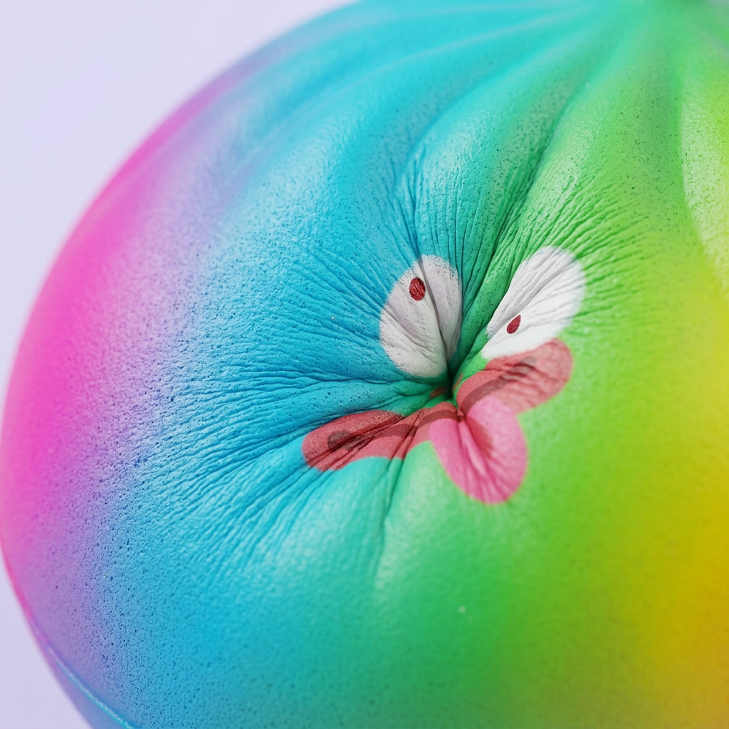Rainbow Mystery Dumplings Squishy Colori Vivaci — squishy antistress slow-rise kawaii