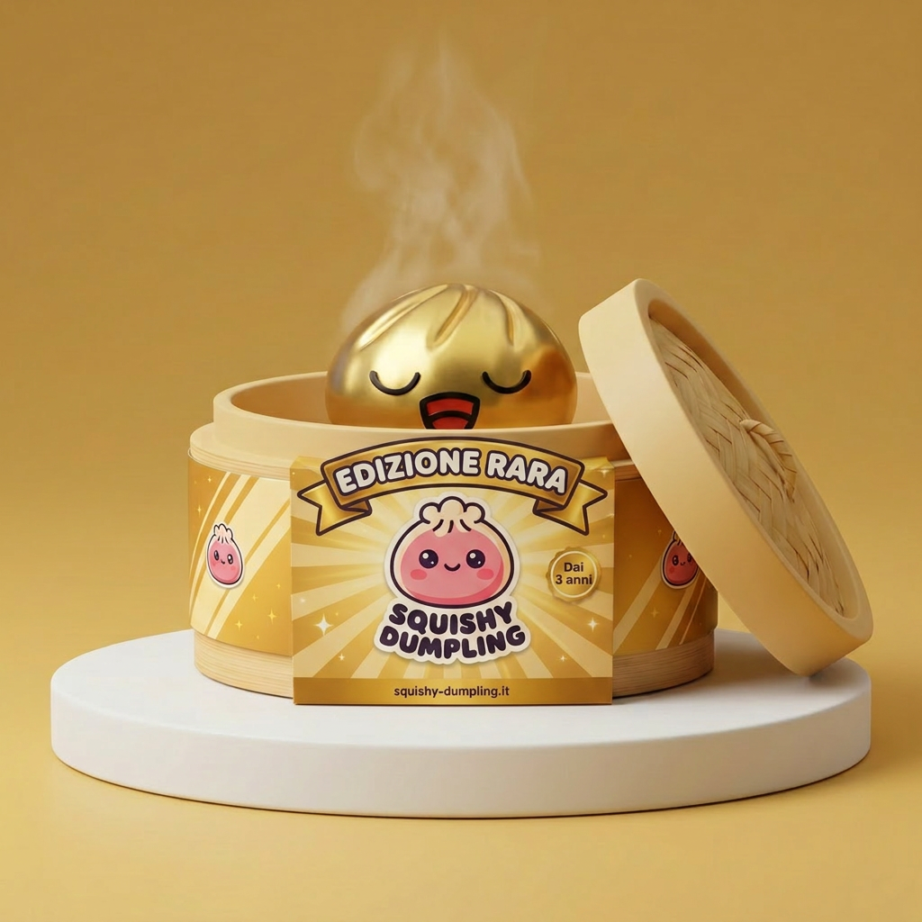Rare Dumpling Squishy Oro Tesoro — squishy antistress slow-rise kawaii