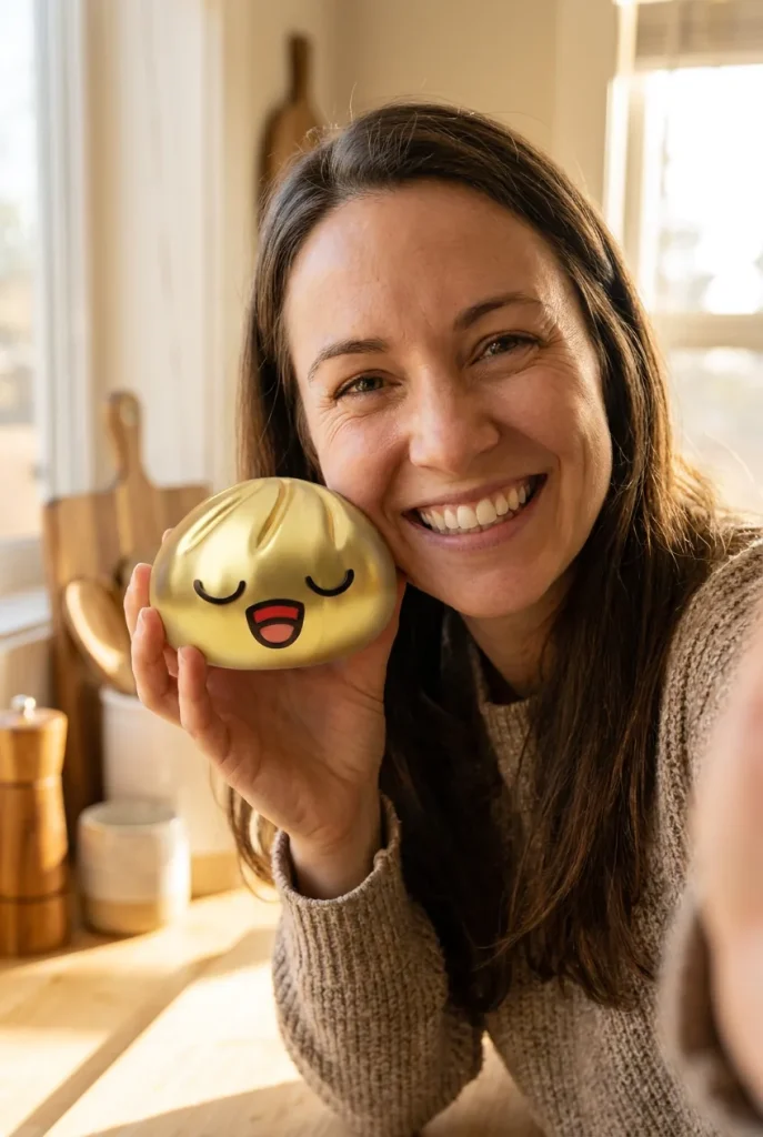 Rare Dumpling Squishy Oro Tesoro — squishy antistress slow-rise kawaii