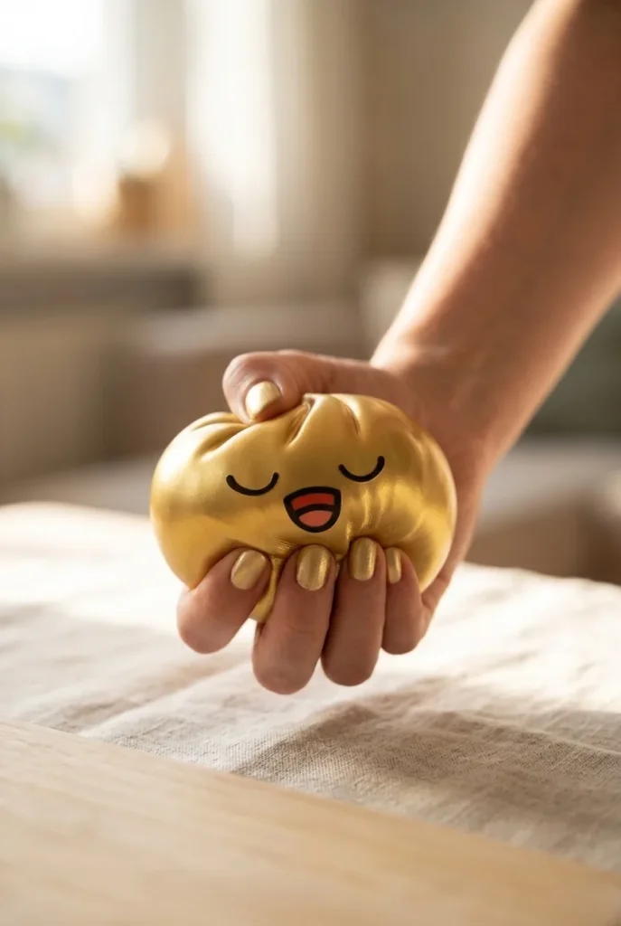 Rare Dumpling Squishy Oro Tesoro — squishy antistress slow-rise kawaii