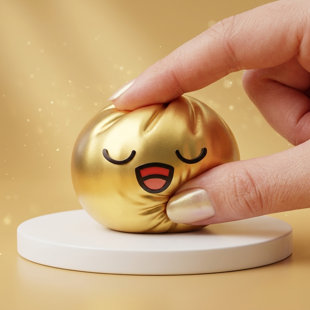 Rare Dumpling Squishy Oro Tesoro — squishy antistress slow-rise kawaii