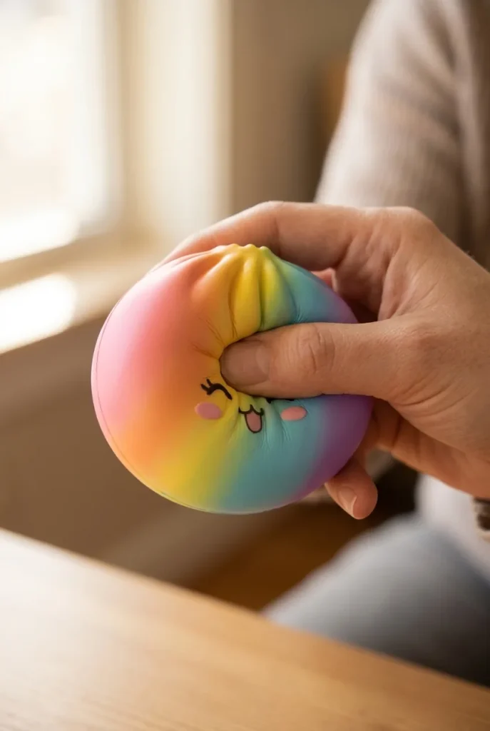 Rare Dumpling Squishy Arcobaleno Colorato — squishy antistress slow-rise kawaii