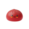 Dumpling Squishy Rosso Fluffy — squishy antistress slow-rise kawaii