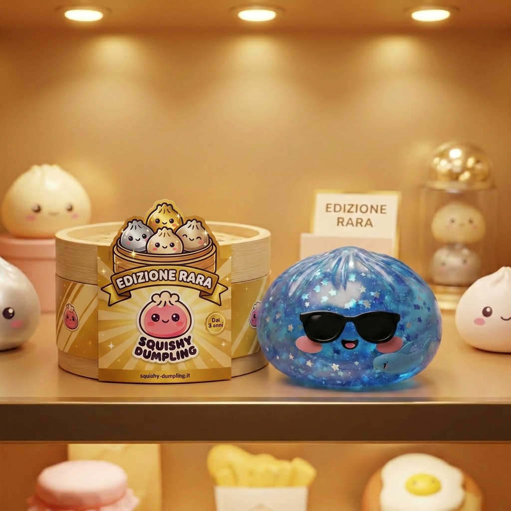 Squishy Dumpling Occhiali Sparkle — squishy antistress slow-rise kawaii