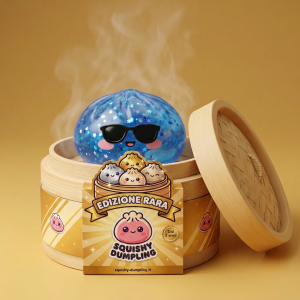 Squishy Dumpling Occhiali Sparkle — squishy antistress slow-rise kawaii