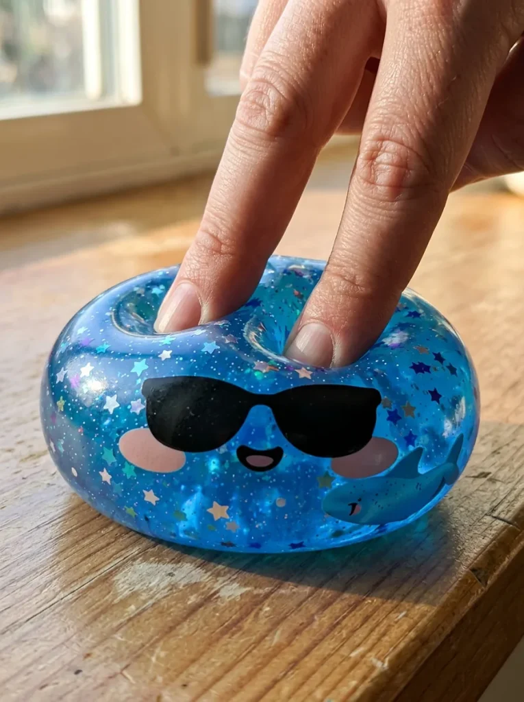 Squishy Dumpling Occhiali Sparkle — squishy antistress slow-rise kawaii