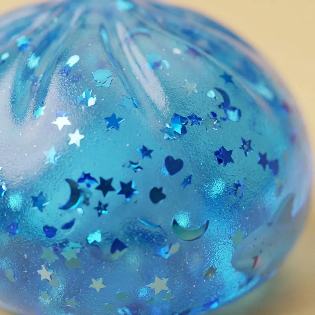 Squishy Dumpling Occhiali Sparkle — squishy antistress slow-rise kawaii