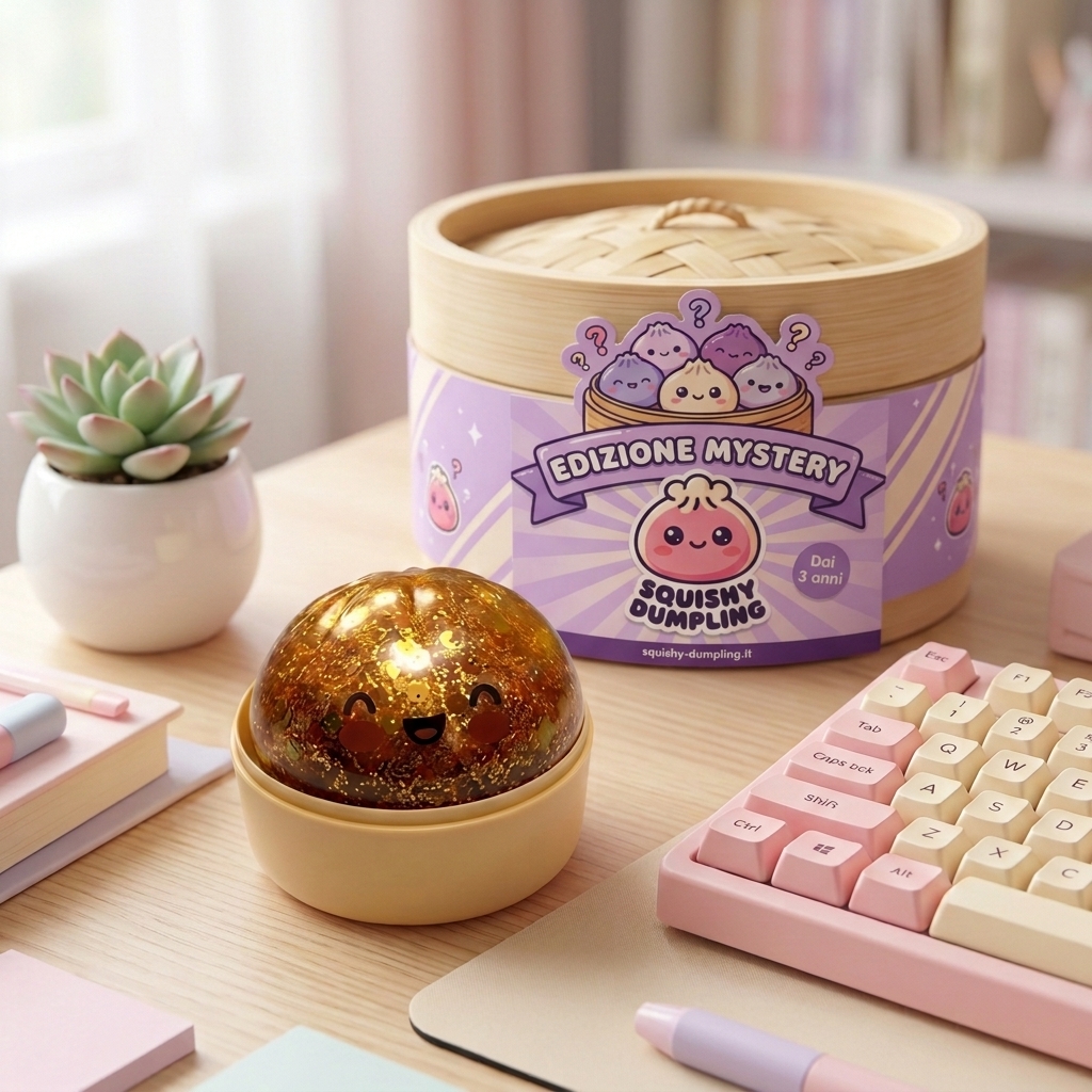 Squishy Bun Mystery Dumpling a Sorpresa — squishy antistress slow-rise kawaii