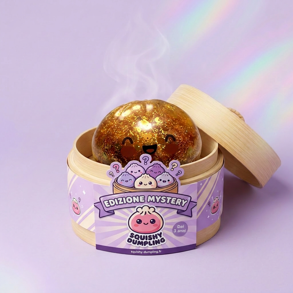 Squishy Bun Mystery Dumpling a Sorpresa — squishy antistress slow-rise kawaii