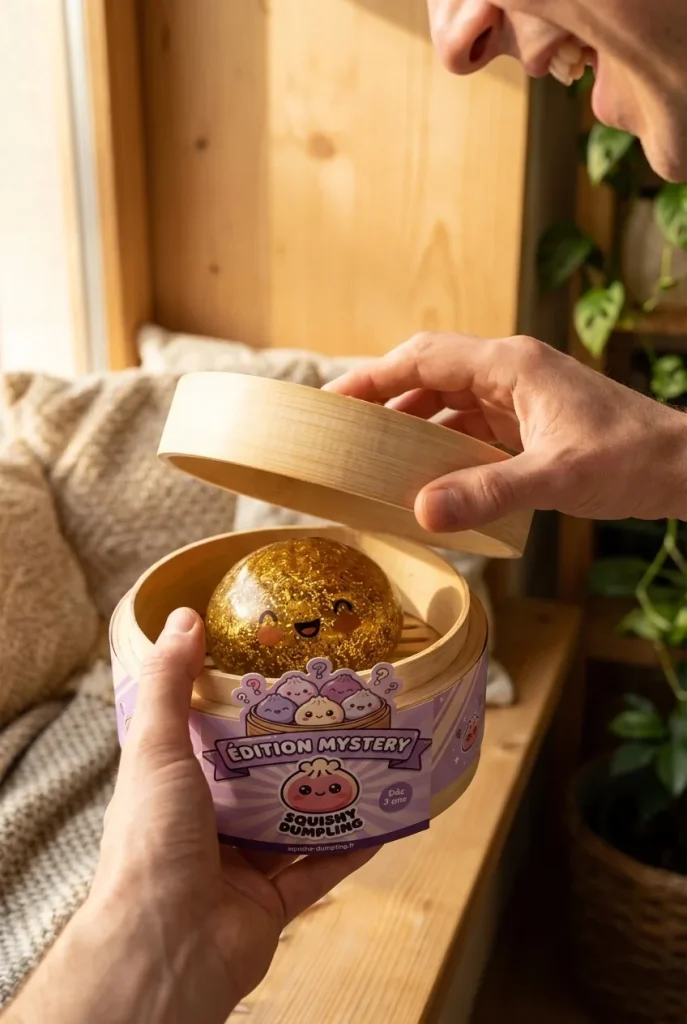 Squishy Bun Mystery Dumpling a Sorpresa — squishy antistress slow-rise kawaii