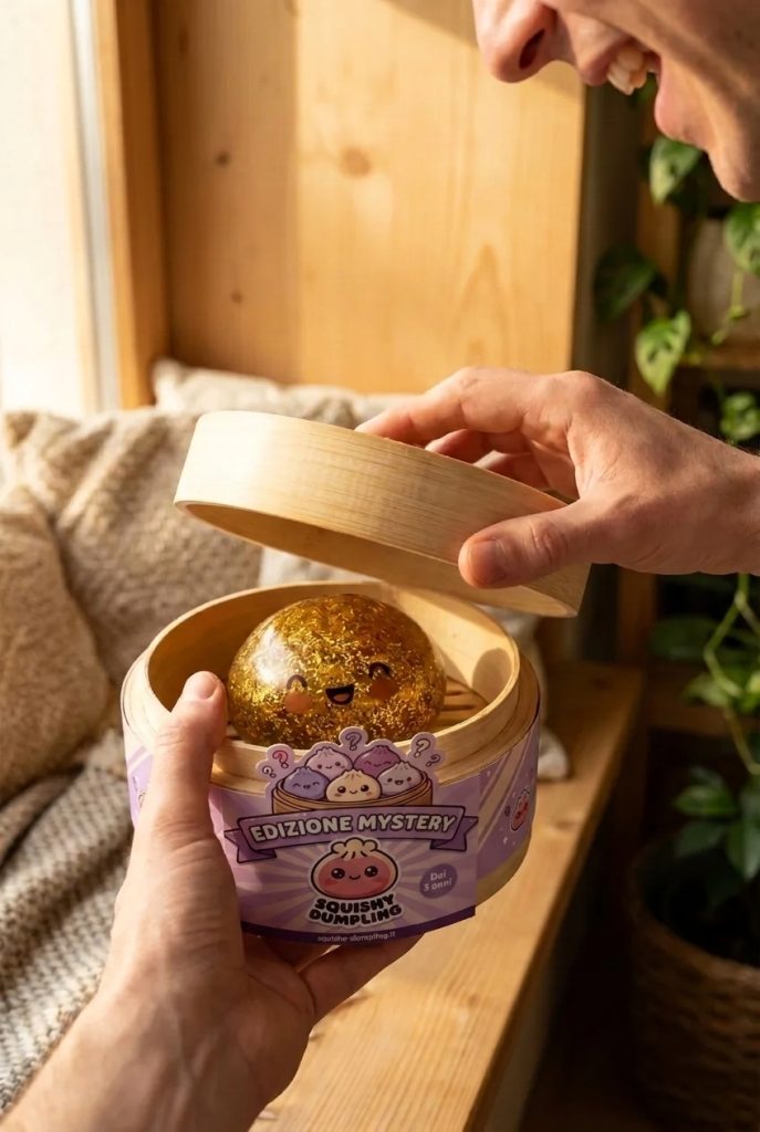 Squishy Bun Mystery Dumpling a Sorpresa — squishy antistress slow-rise kawaii