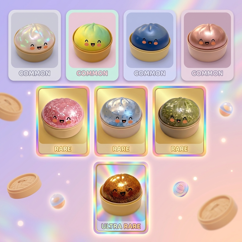 Squishy Bun Mystery Dumpling a Sorpresa — squishy antistress slow-rise kawaii