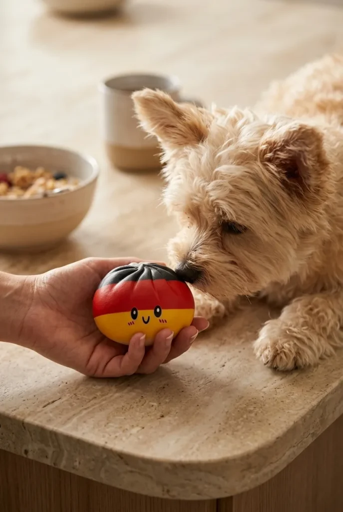 Flag Squishy Toy Dumpling Germania — squishy antistress slow-rise kawaii