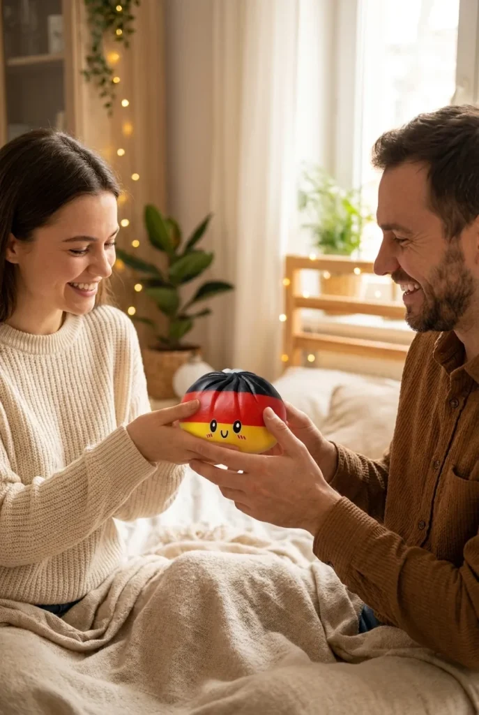 Flag Squishy Toy Dumpling Germania — squishy antistress slow-rise kawaii