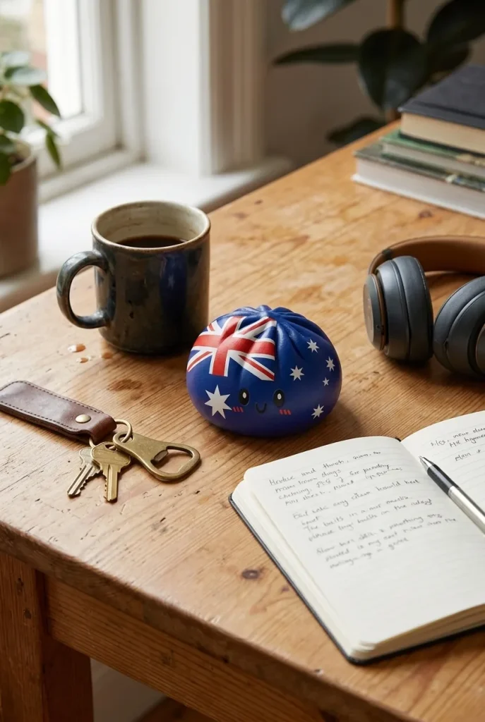 Flag Squishy Dumpling Australia — squishy antistress slow-rise kawaii