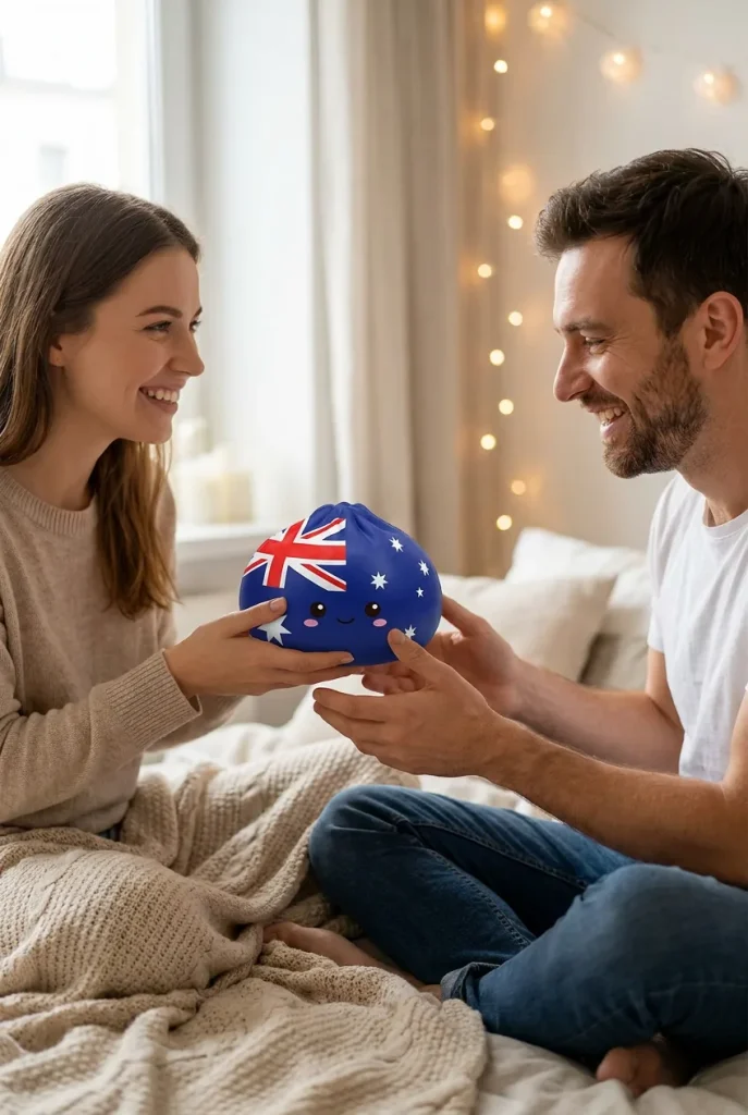 Flag Squishy Dumpling Australia — squishy antistress slow-rise kawaii