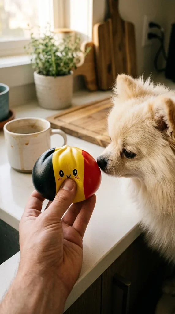 Squishy Dumpling Flag Belgio — squishy antistress slow-rise kawaii