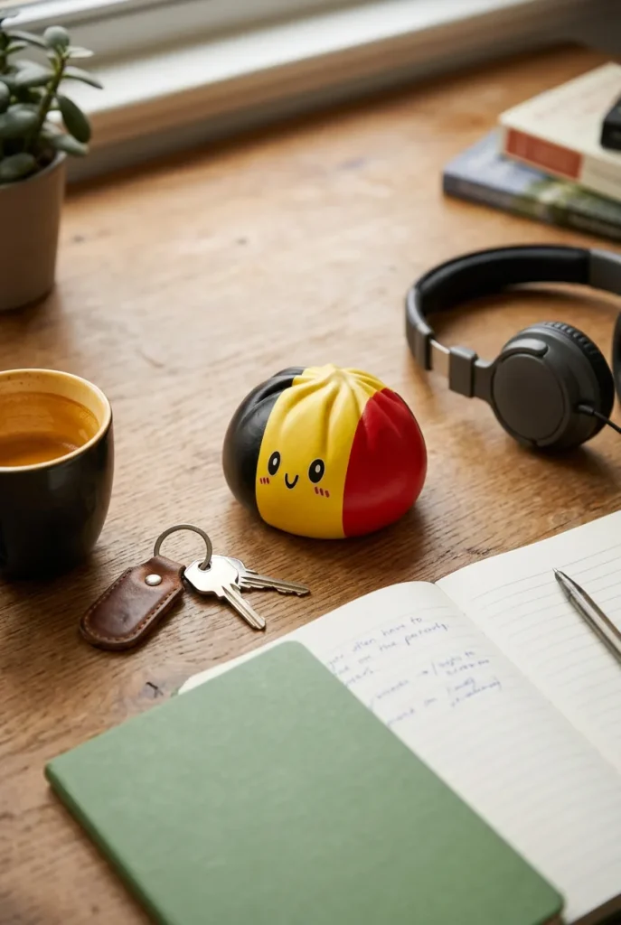 Squishy Dumpling Flag Belgio — squishy antistress slow-rise kawaii