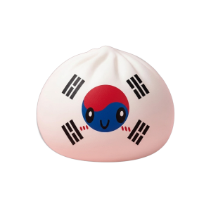 Flag Squishy Dumpling Corea del Sud — squishy antistress slow-rise kawaii