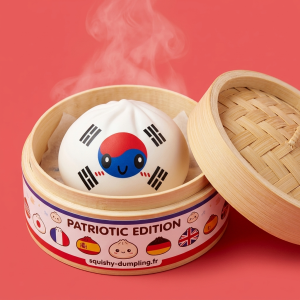 Flag Squishy Dumpling Corea del Sud — squishy antistress slow-rise kawaii