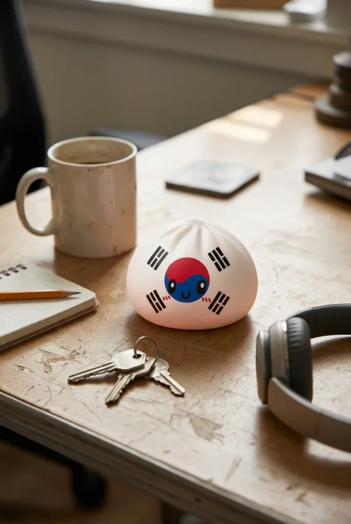 Flag Squishy Dumpling Corea del Sud — squishy antistress slow-rise kawaii
