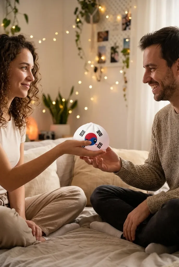 Flag Squishy Dumpling Corea del Sud — squishy antistress slow-rise kawaii