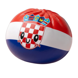 Flag Squishy Dumpling Croazia — squishy antistress slow-rise kawaii