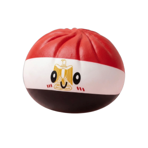 Flag Dumpling Squishy Egitto — squishy antistress slow-rise kawaii