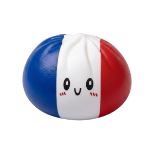 France Flag Squishy Dumpling Bandiera Francese — squishy antistress slow-rise kawaii